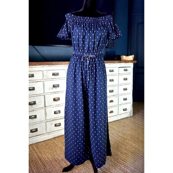 Anthropologie Pants - Anthropologie Findley Off The Shoulder Jumpsuit S